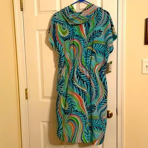 Lilly Pulitzer silk dress sz L NWT
